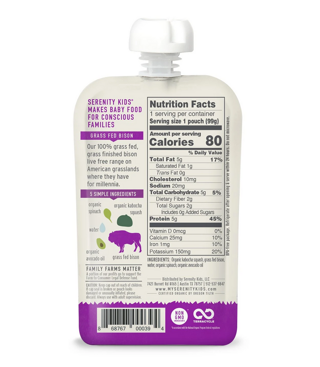 OG3 SERKID BISN/SQSH/SPN ( 6 X 3.5 OZ   )