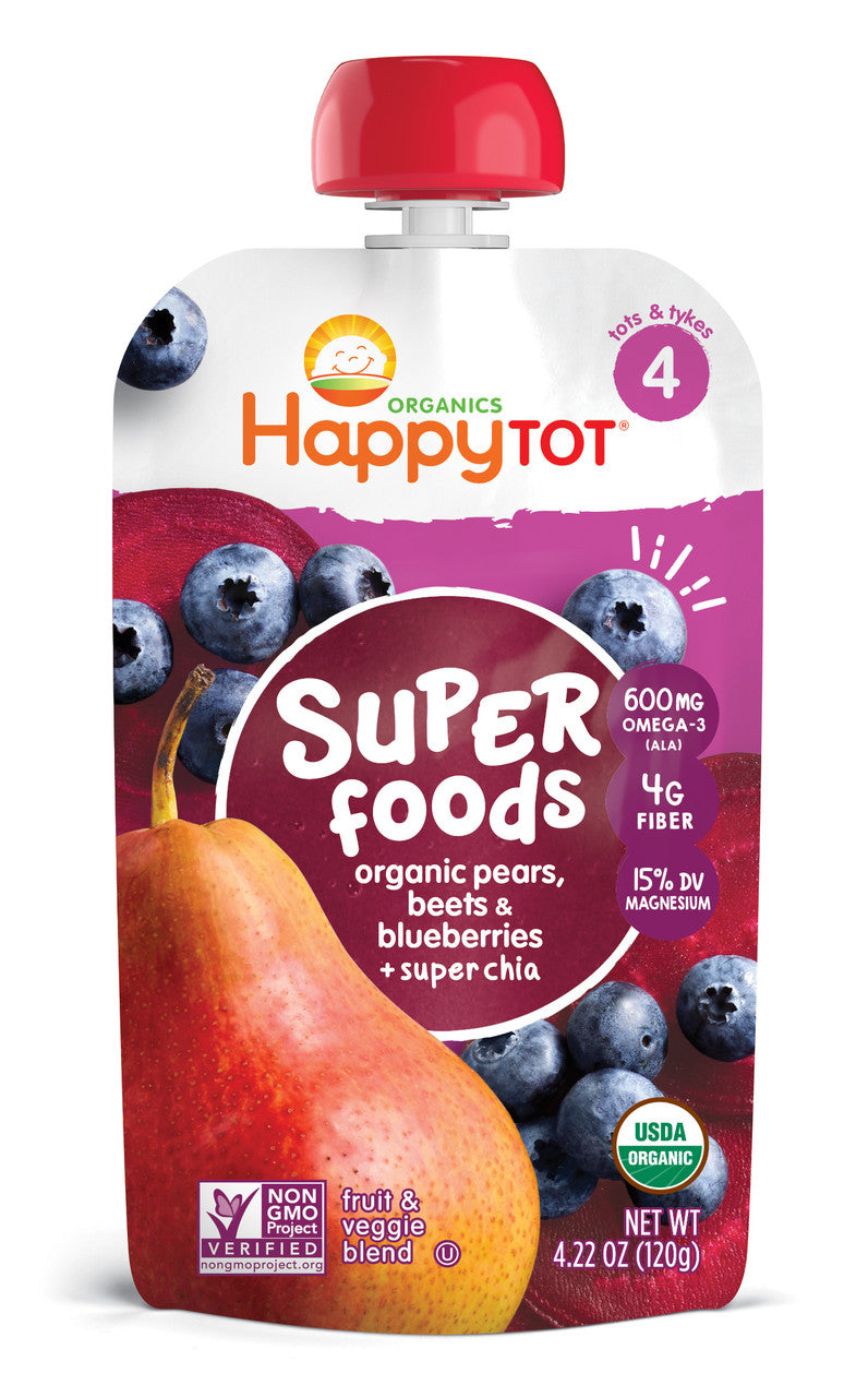 Happy Tots Blu/Pr/Beet S4 (16x4.22OZ )