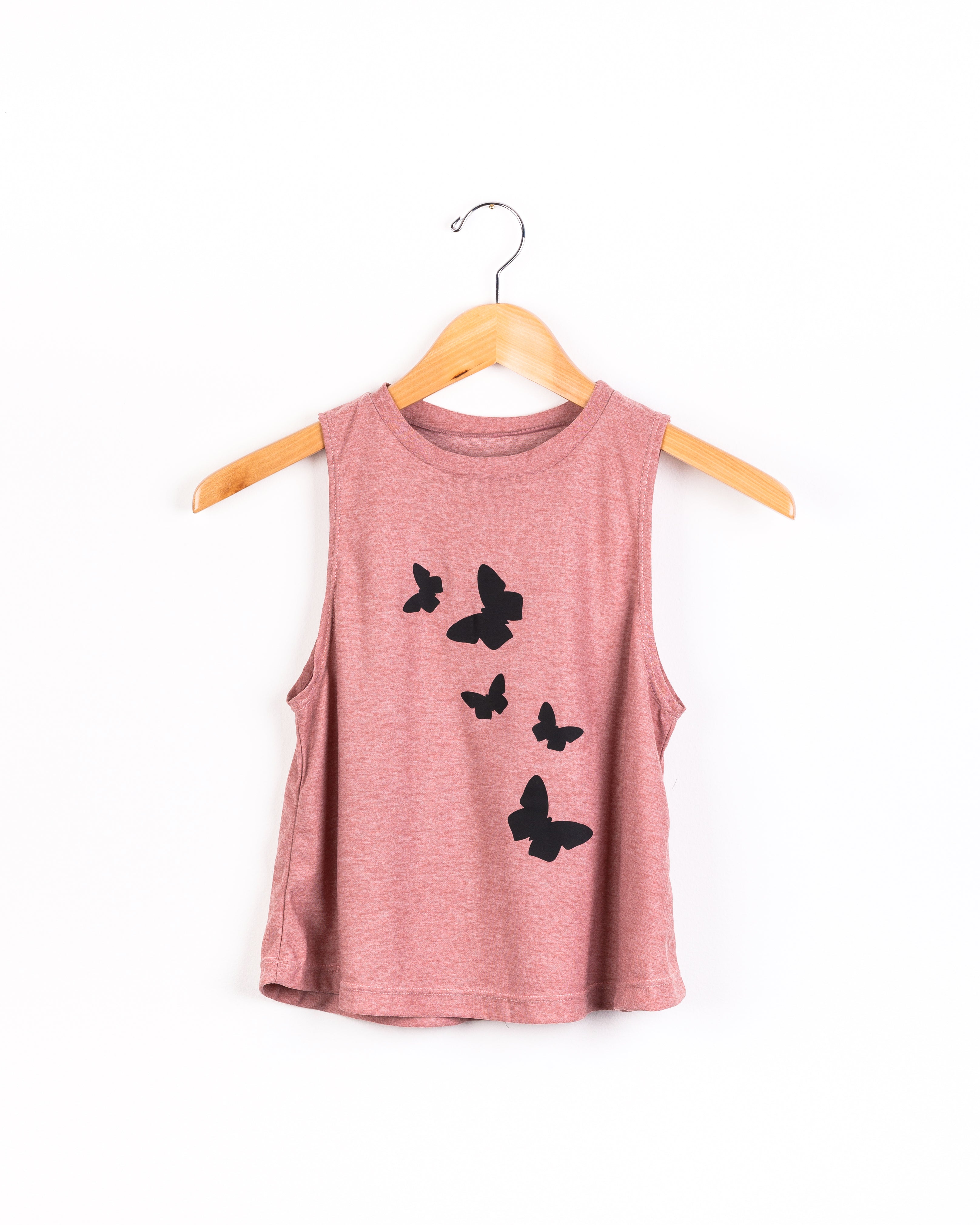 Butterflies Pink Tank