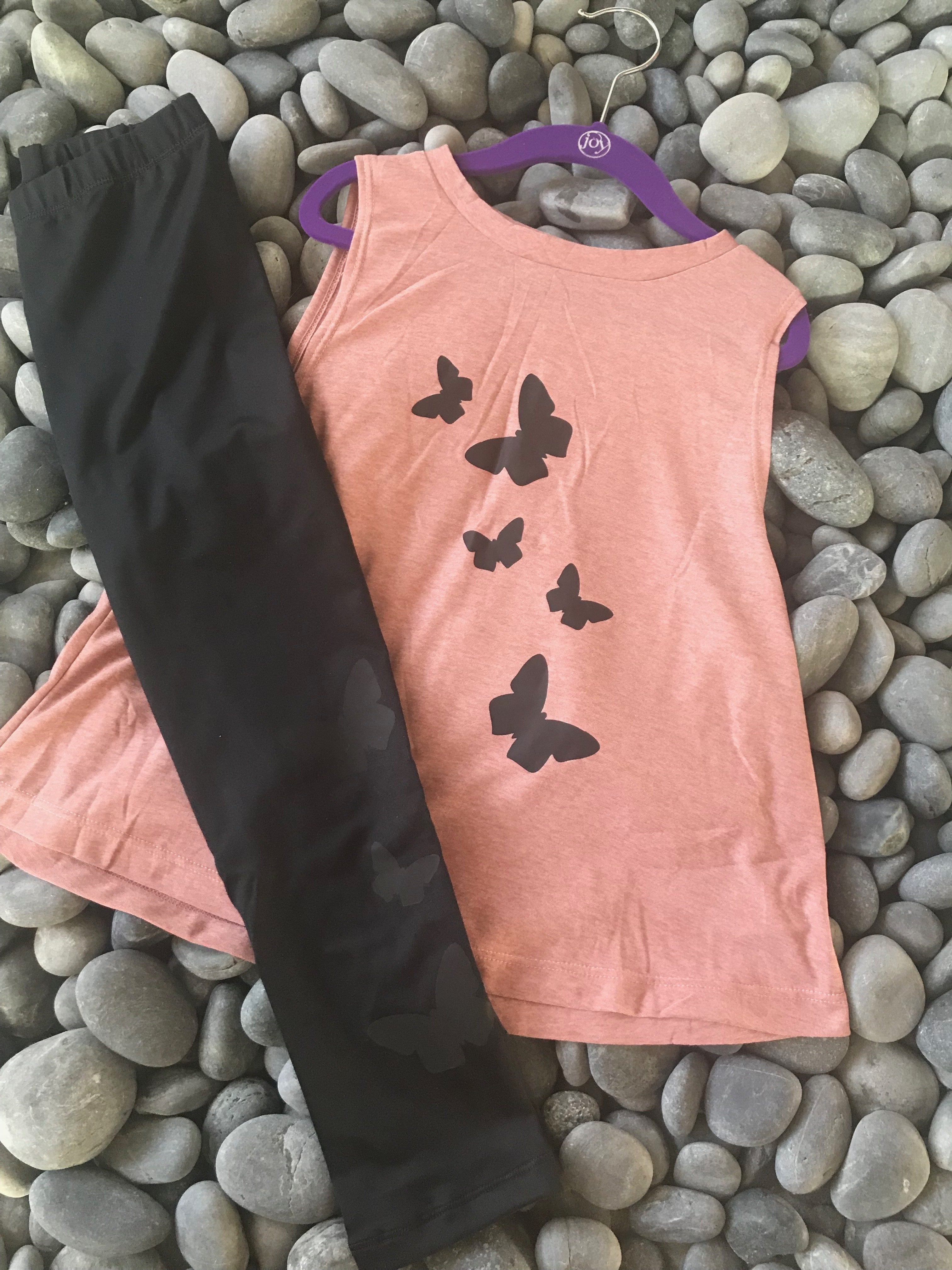 Butterflies Pink Tank